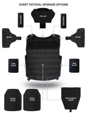 VestGuard Overt Tactical Press Media Ballistic Bodyarmour Vest NIJ ...